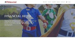 Desktop Screenshot of financialhero.com